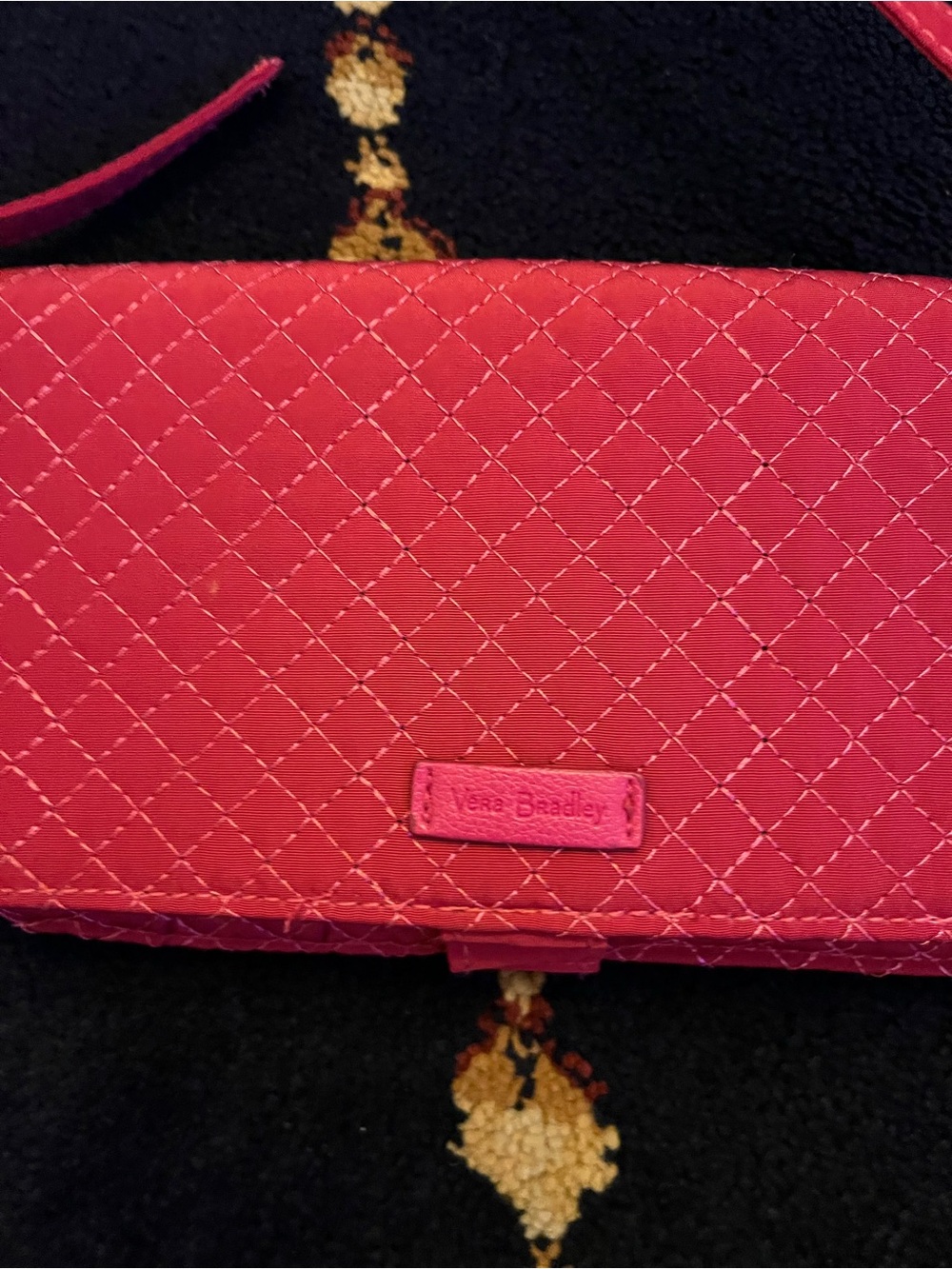 Vera Bradley Red Quilted Crossbody Bag
